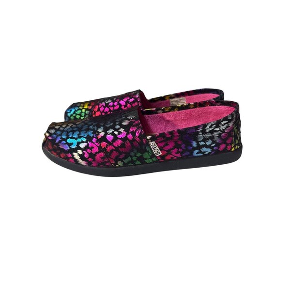 Bobs Womens W10 Multi-Color Slip-On Shoes - Picture 1 of 6